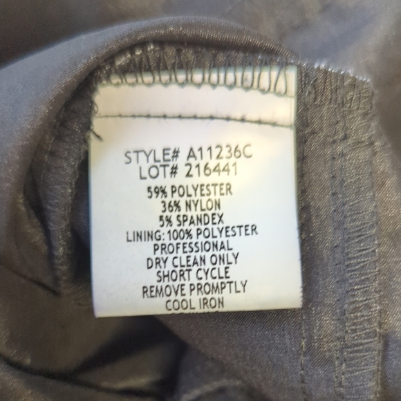 01590 Cache One Shoulder Mermaid Dress Black size 4 evening formal vintage - Picture 7 of 8